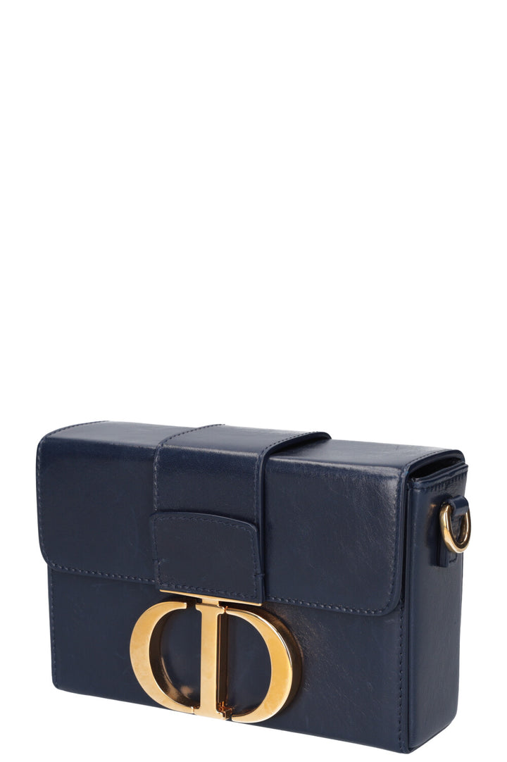 CHRISTIAN DIOR 30 Montaigne Box Bag Navyblue