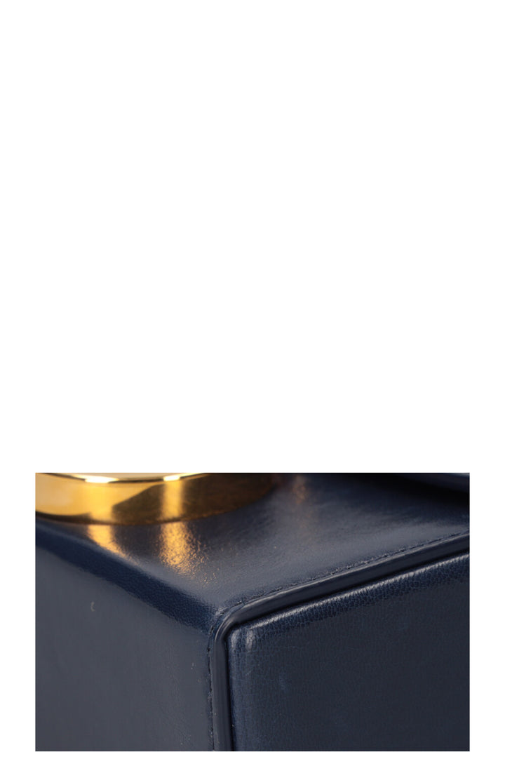 CHRISTIAN DIOR 30 Montaigne Box Bag Navy blue