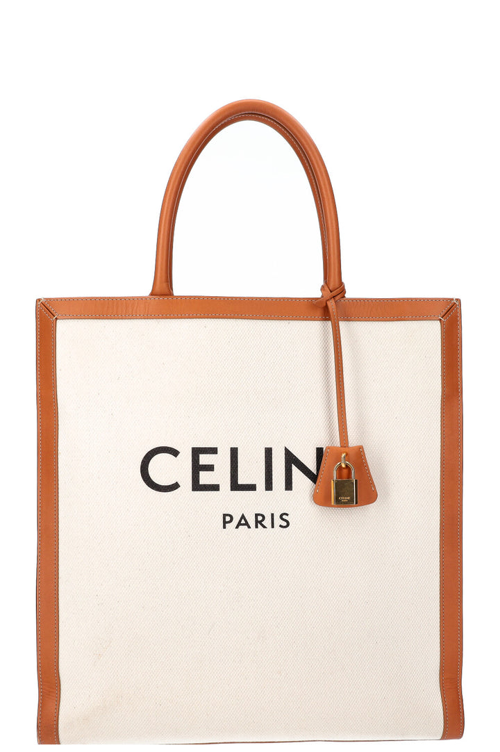 CELINE Vertical Shopper Canvas