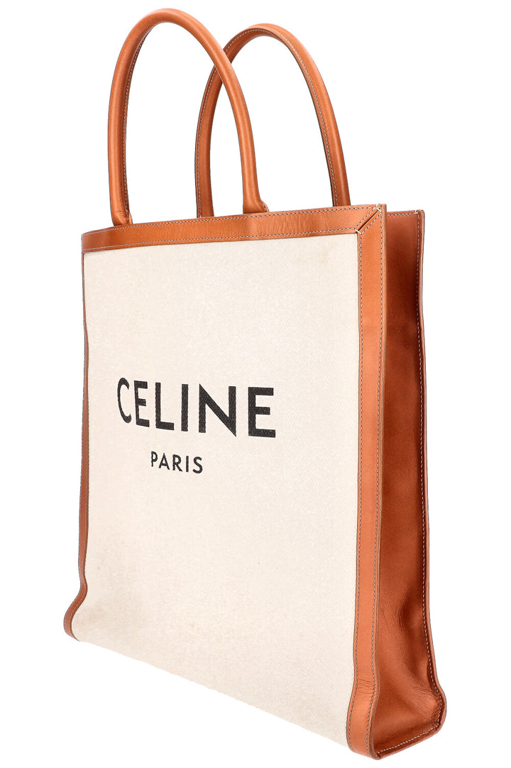 CELINE vertical shopper canvas