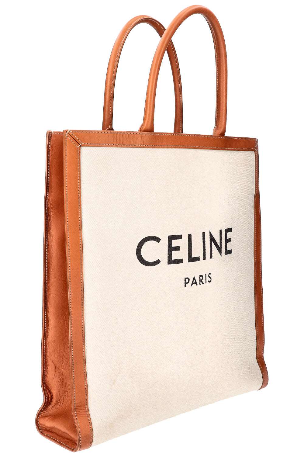 CELINE vertical shopper canvas