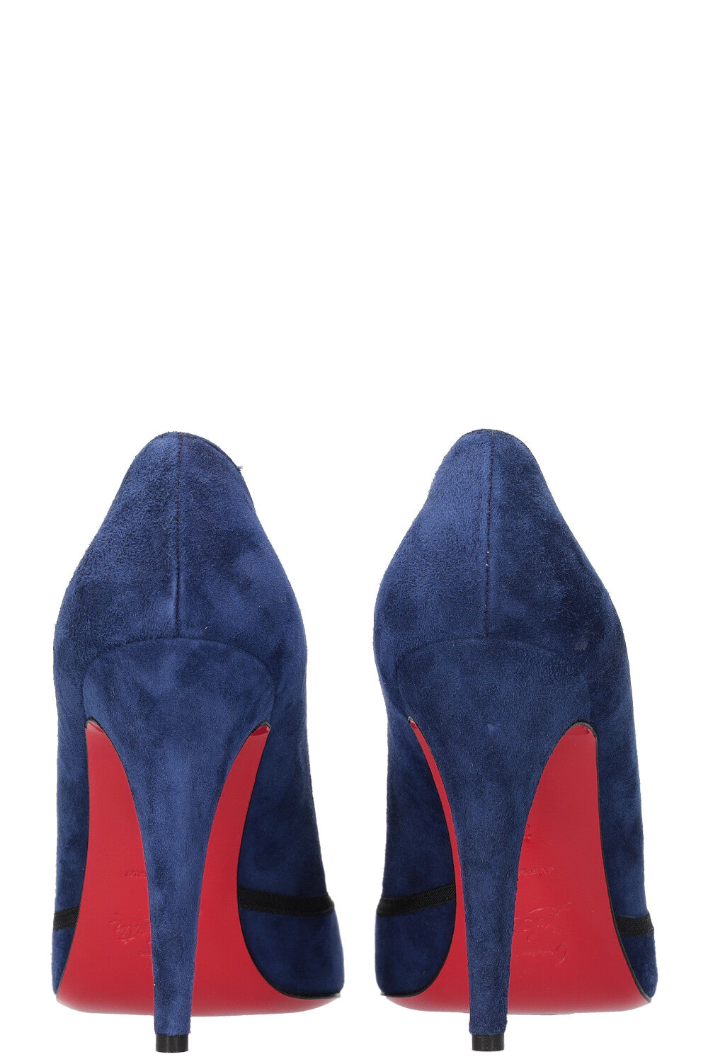 CHRISTIAN LOUBOUTIN Suede Pumps Blue โ REAWAKE