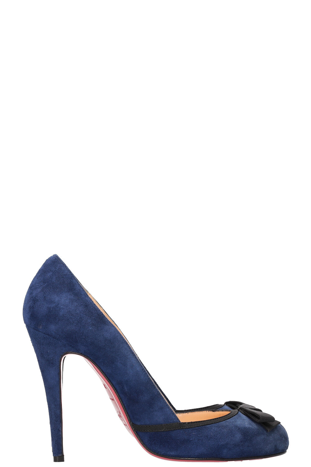 CHRISTIAN LOUBOUTIN Suede Pumps Blue REAWAKE