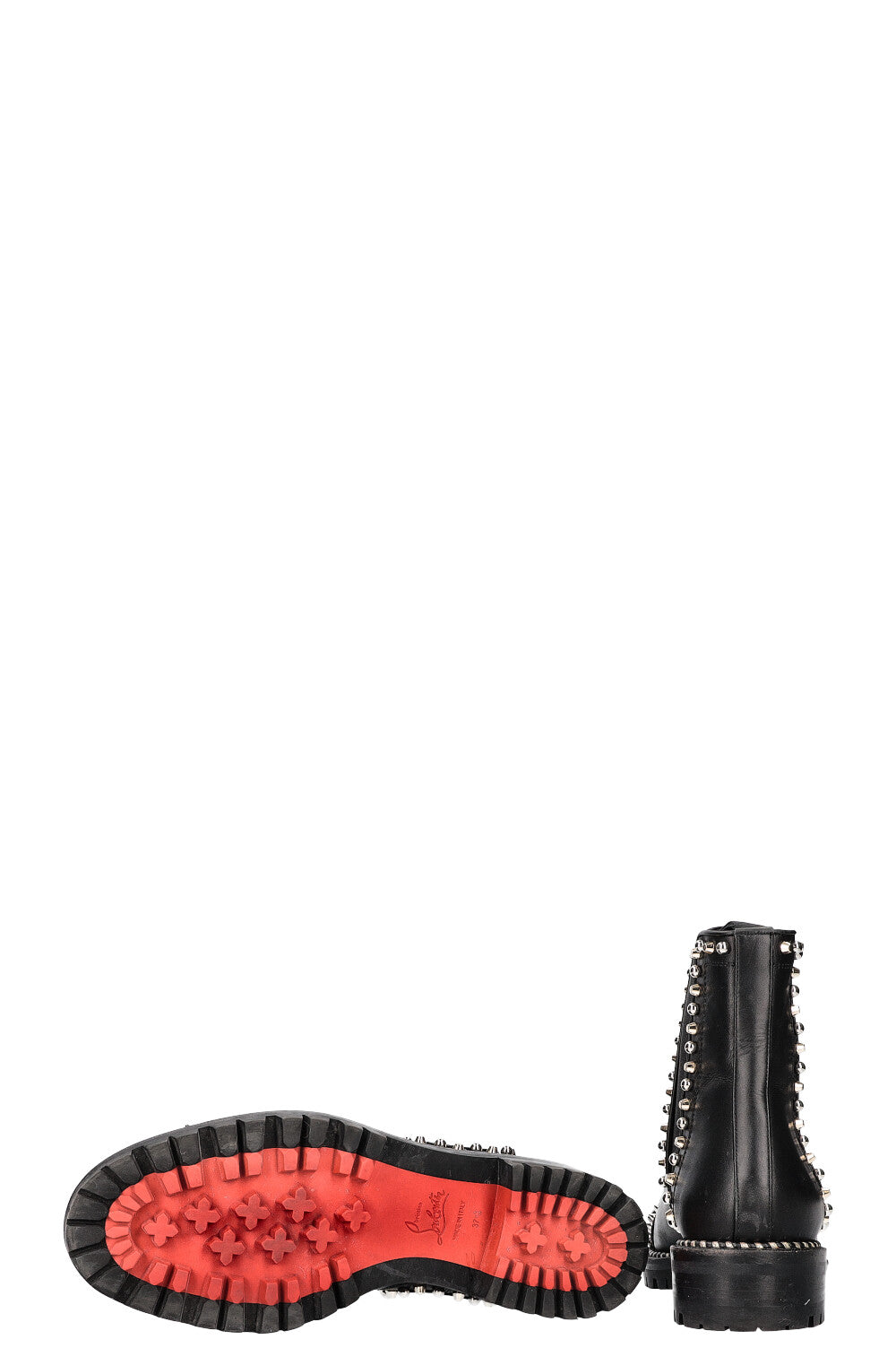 CHRISTIAN LOUBOUTIN Boots Chasse a Clou Black