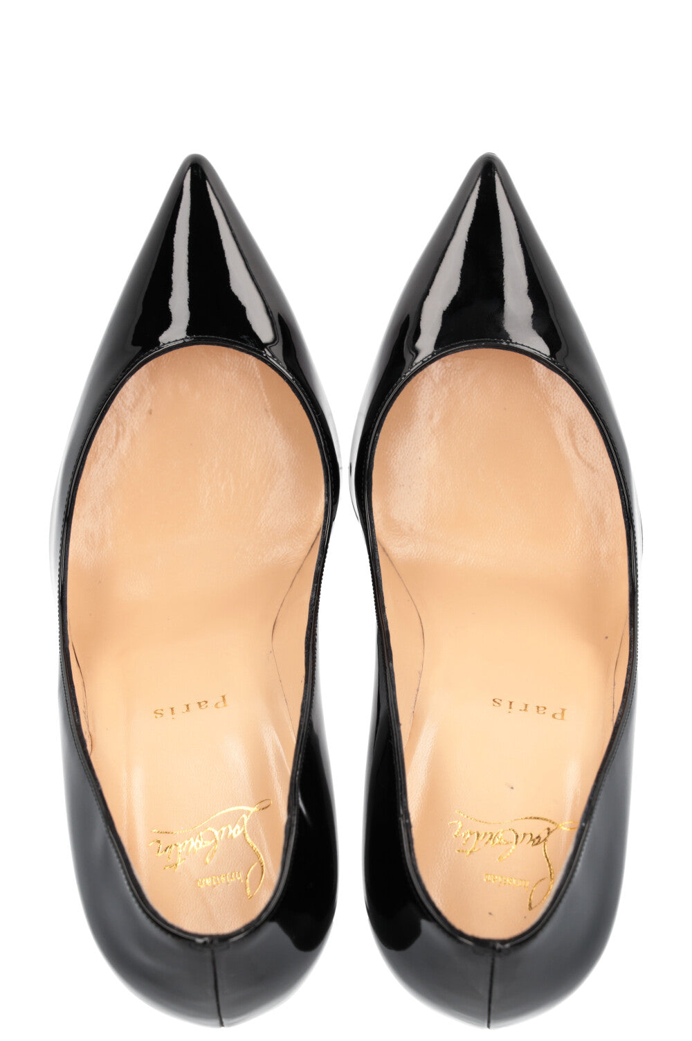 CHRISTIAN LOUBOUTIN Pigalle Follies Patent Black