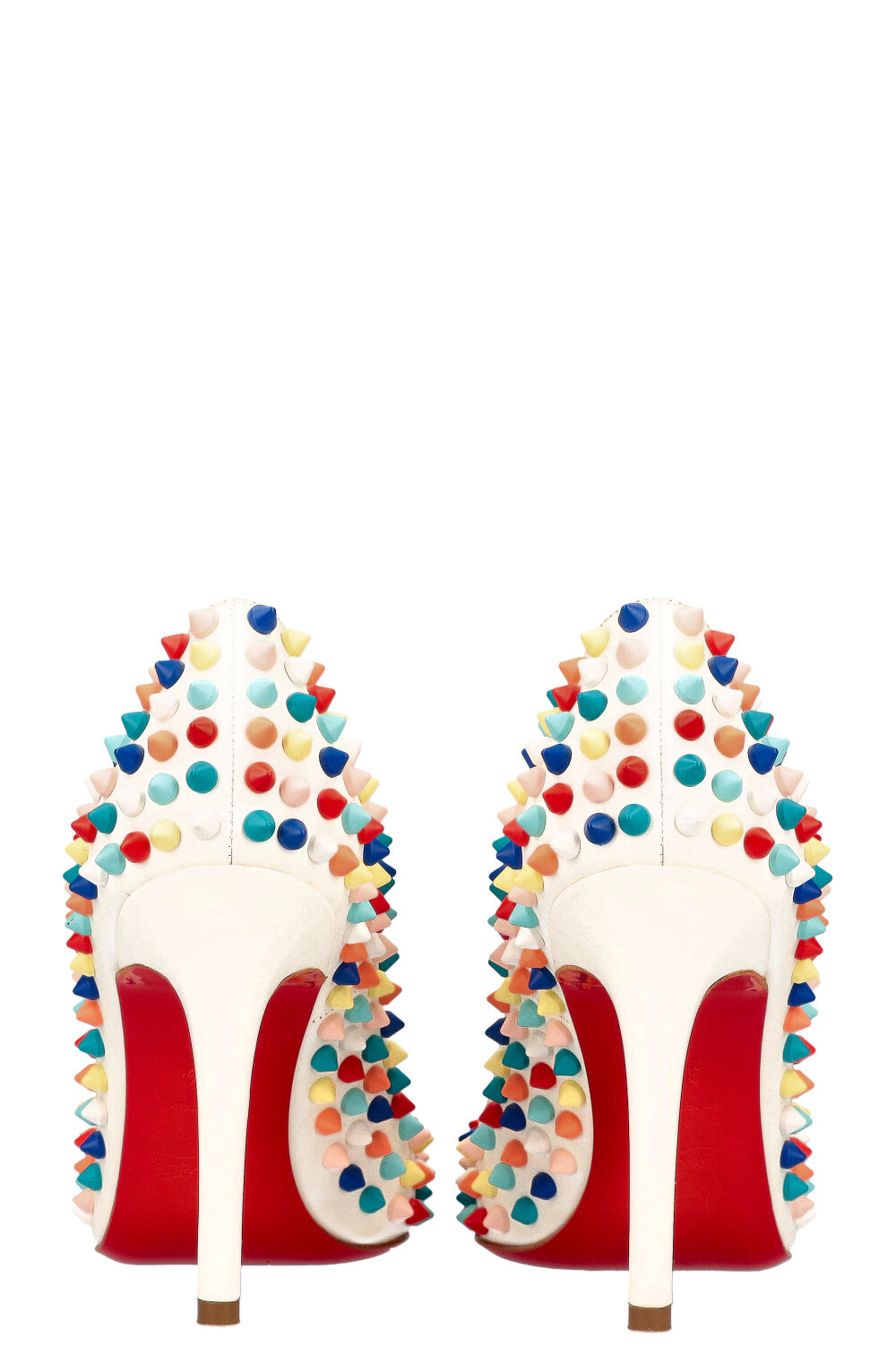 Louboutin multicolor spikes deals