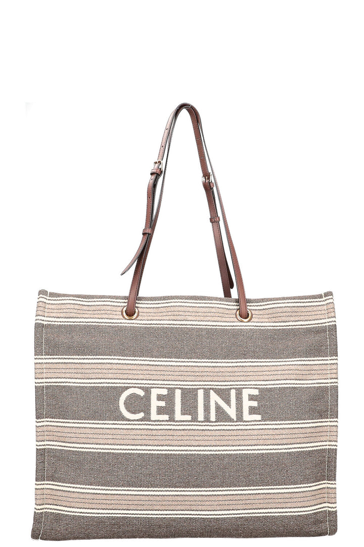 CELINE Cabas Tote Bag Canvas