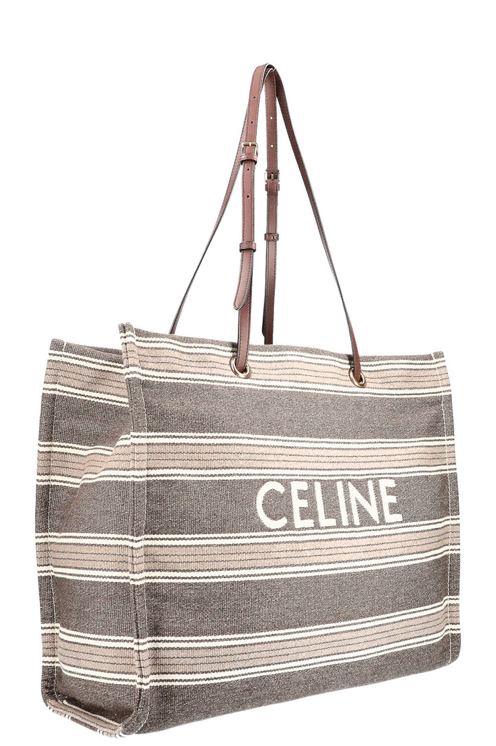 CELINE Cabas Tote Bag Canvas