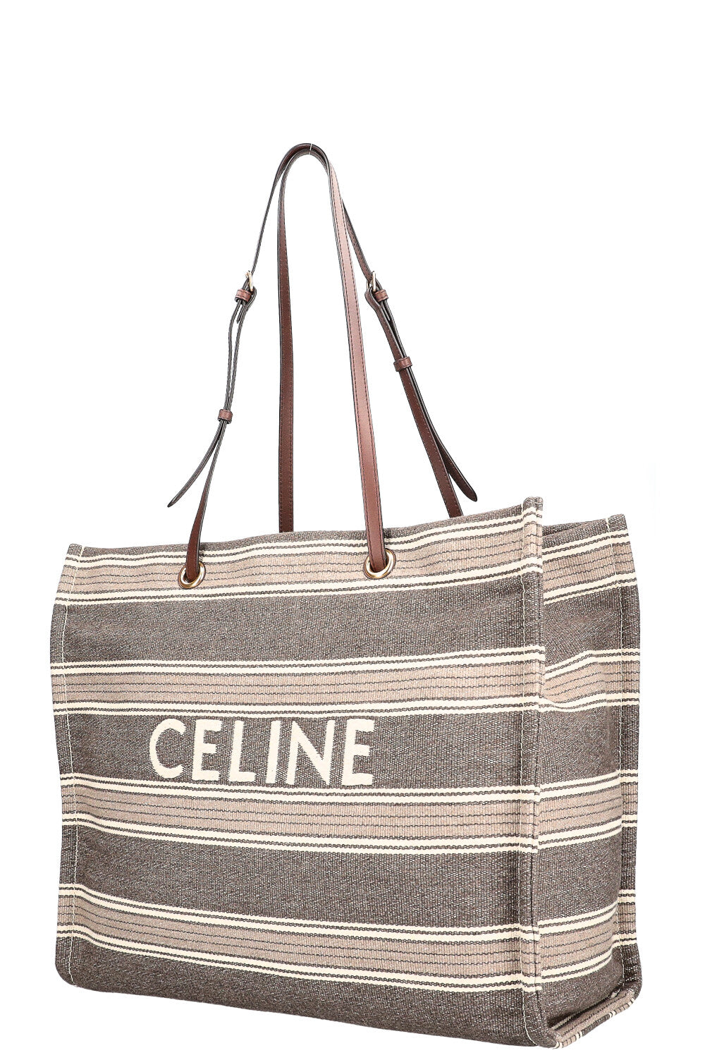 CELINE Cabas Tote Bag Canvas