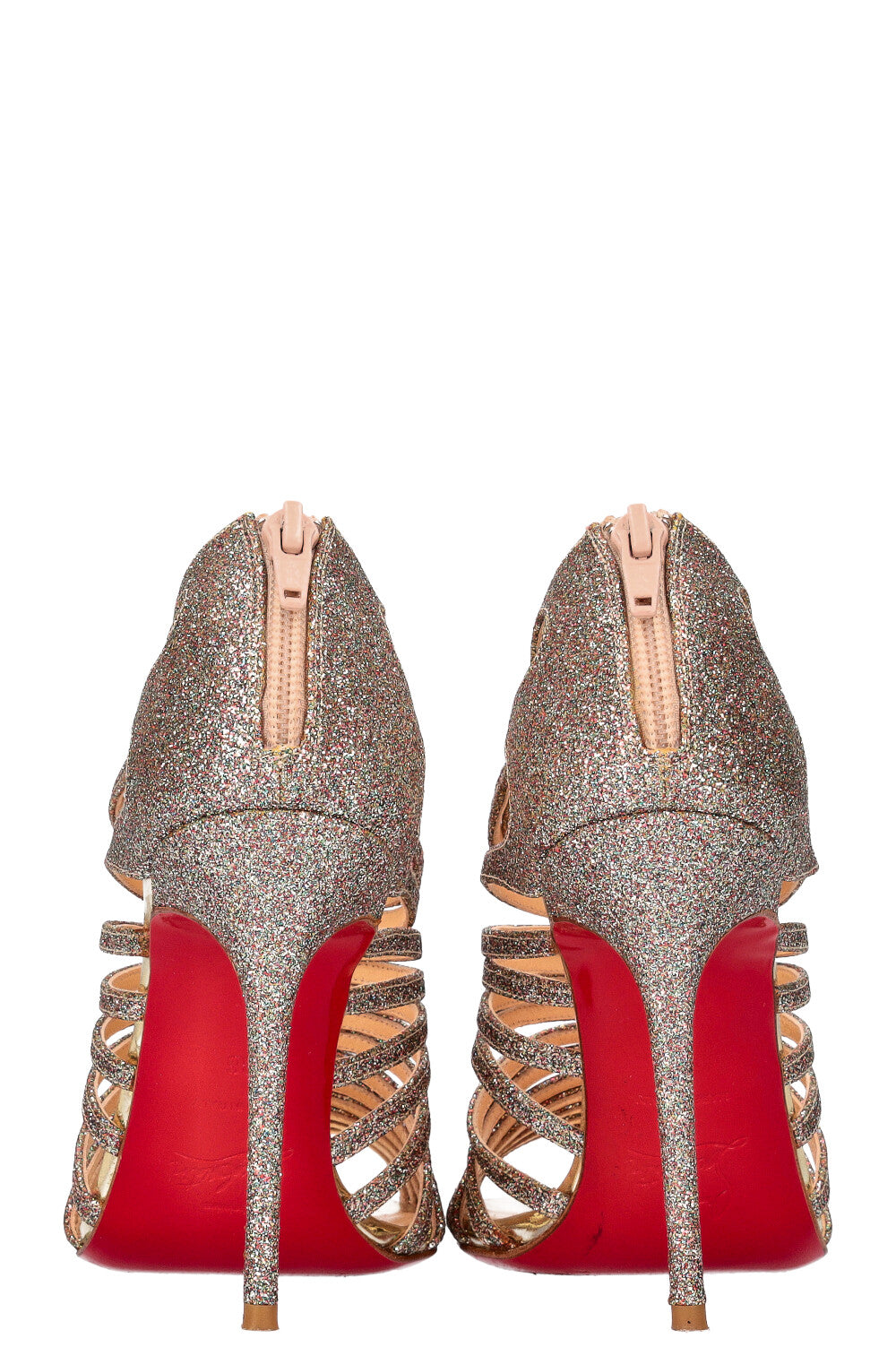 CHRISTIAN LOUBOUTIN Multibrida Heels Glitter