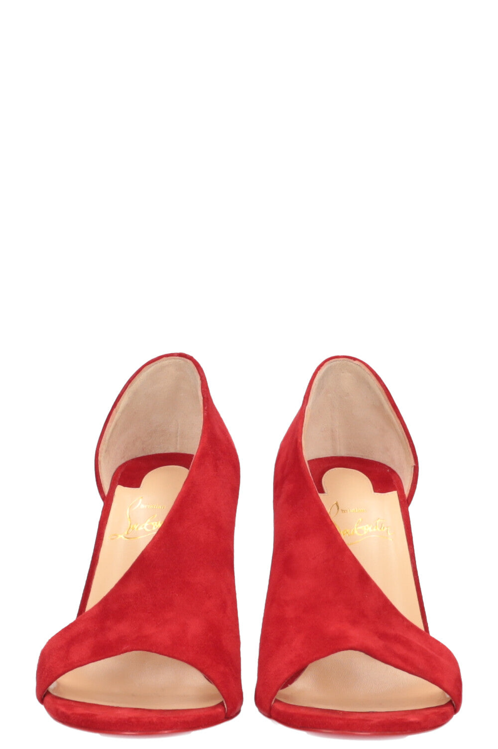 CHRISTIAN LOUBOUTIN Phoebe Pumps Red Suede