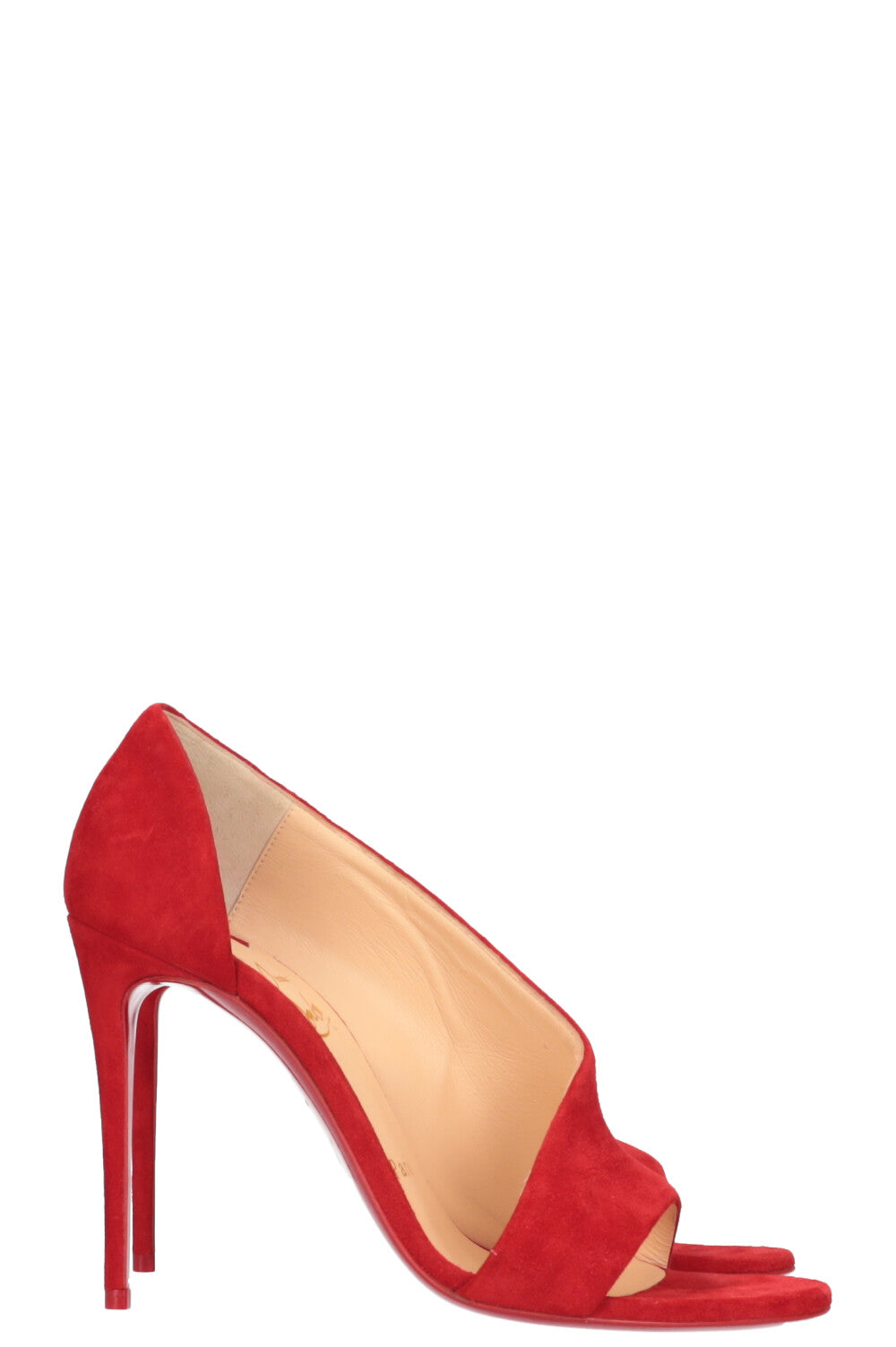 CHRISTIAN LOUBOUTIN Phoebe Pumps Red Suede