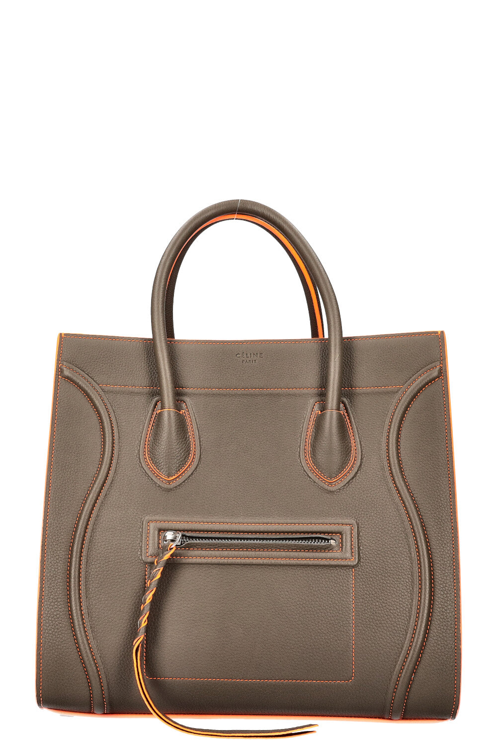 CÉLINE Phantom Luggage Khaki Orange