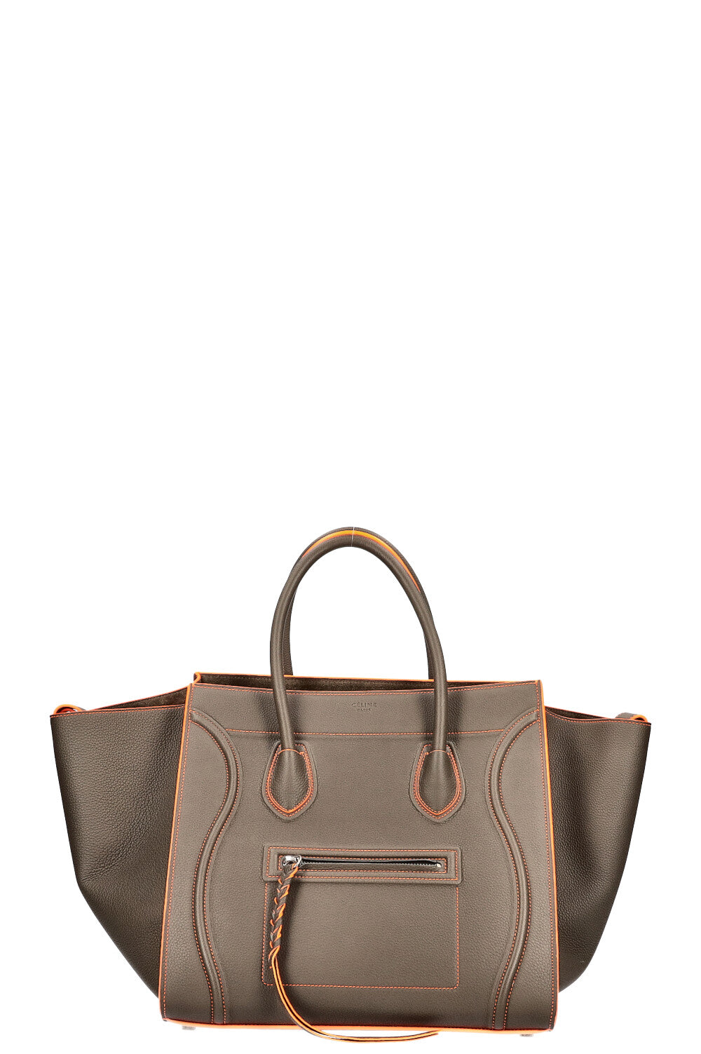 Céline Phantom Luggage Khaki Orange