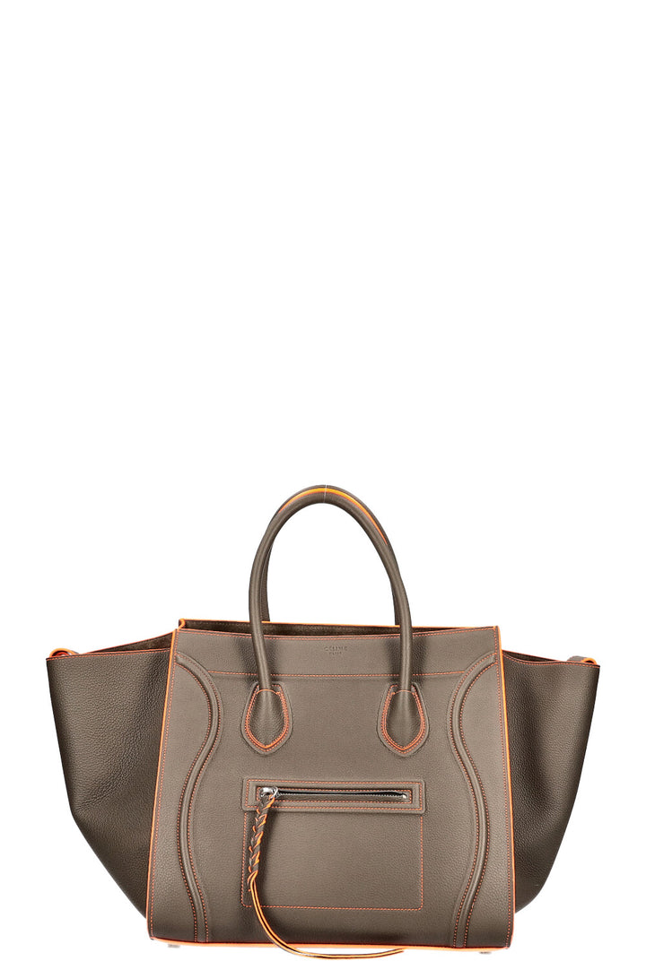 Céline Phantom Luggage Khaki Orange