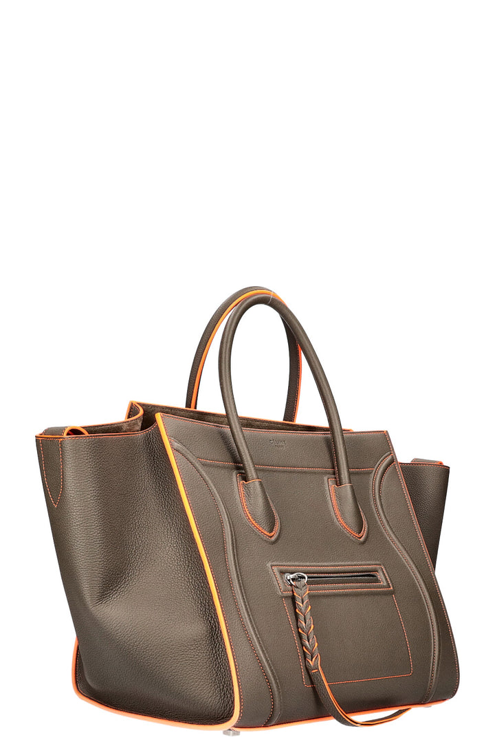 CÉLINE Phantom Luggage Khaki Orange