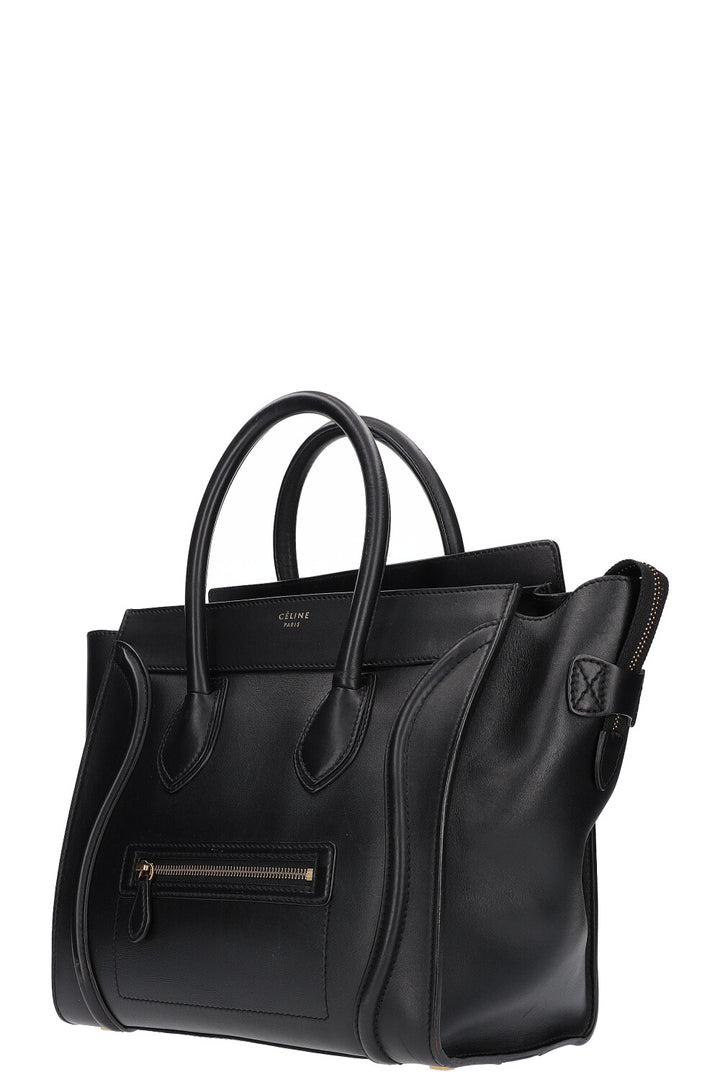 CELINE Mini Luggage Bag Black