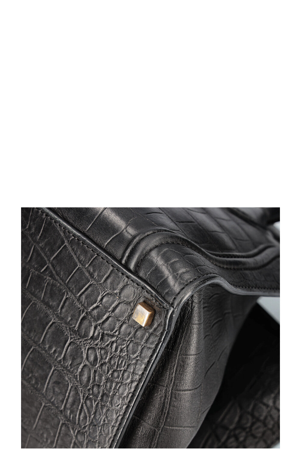 CÉLINE Phantom Luggage Croc Embossed