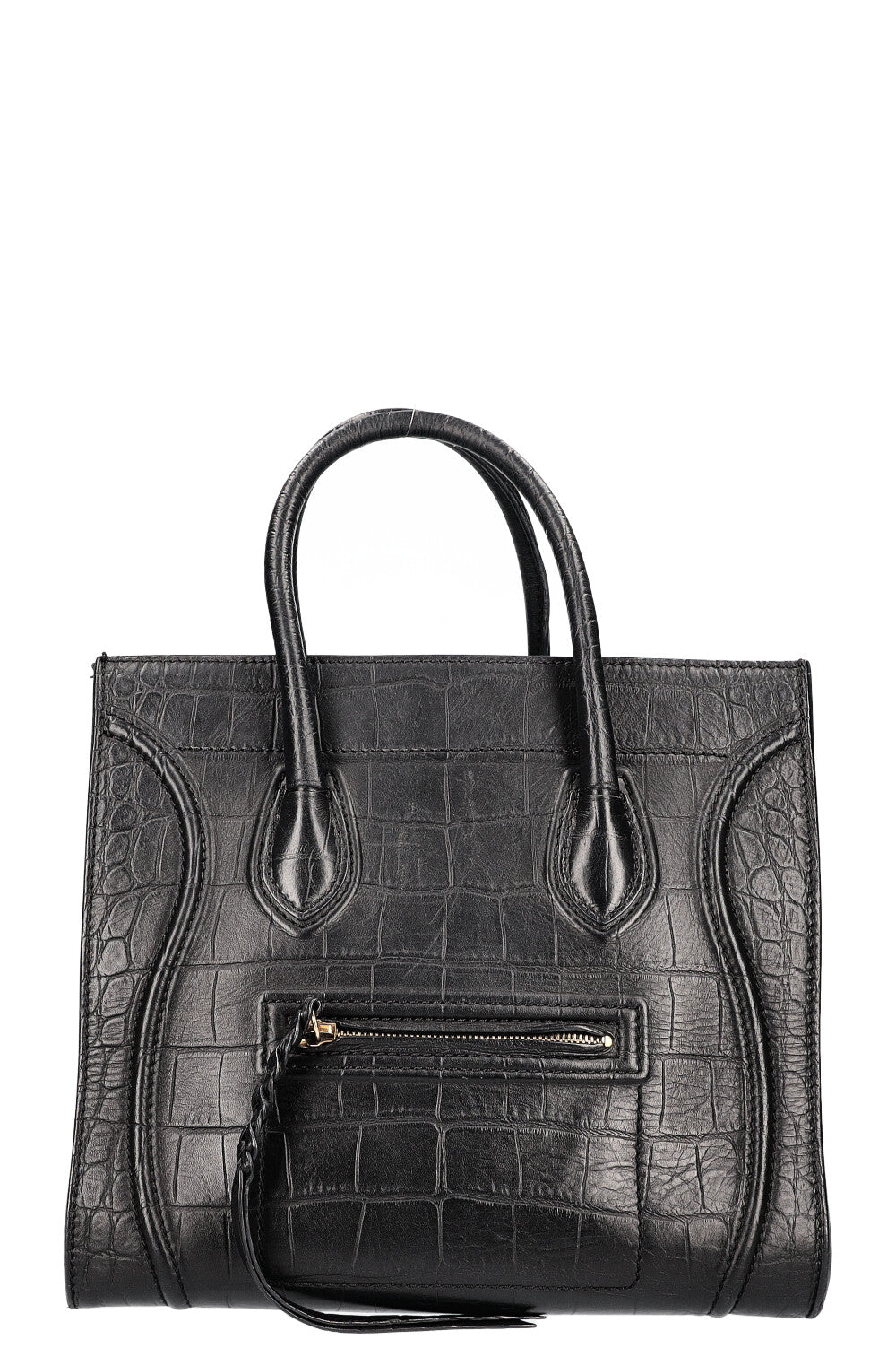 CÉLINE Phantom Luggage Croc Embossed