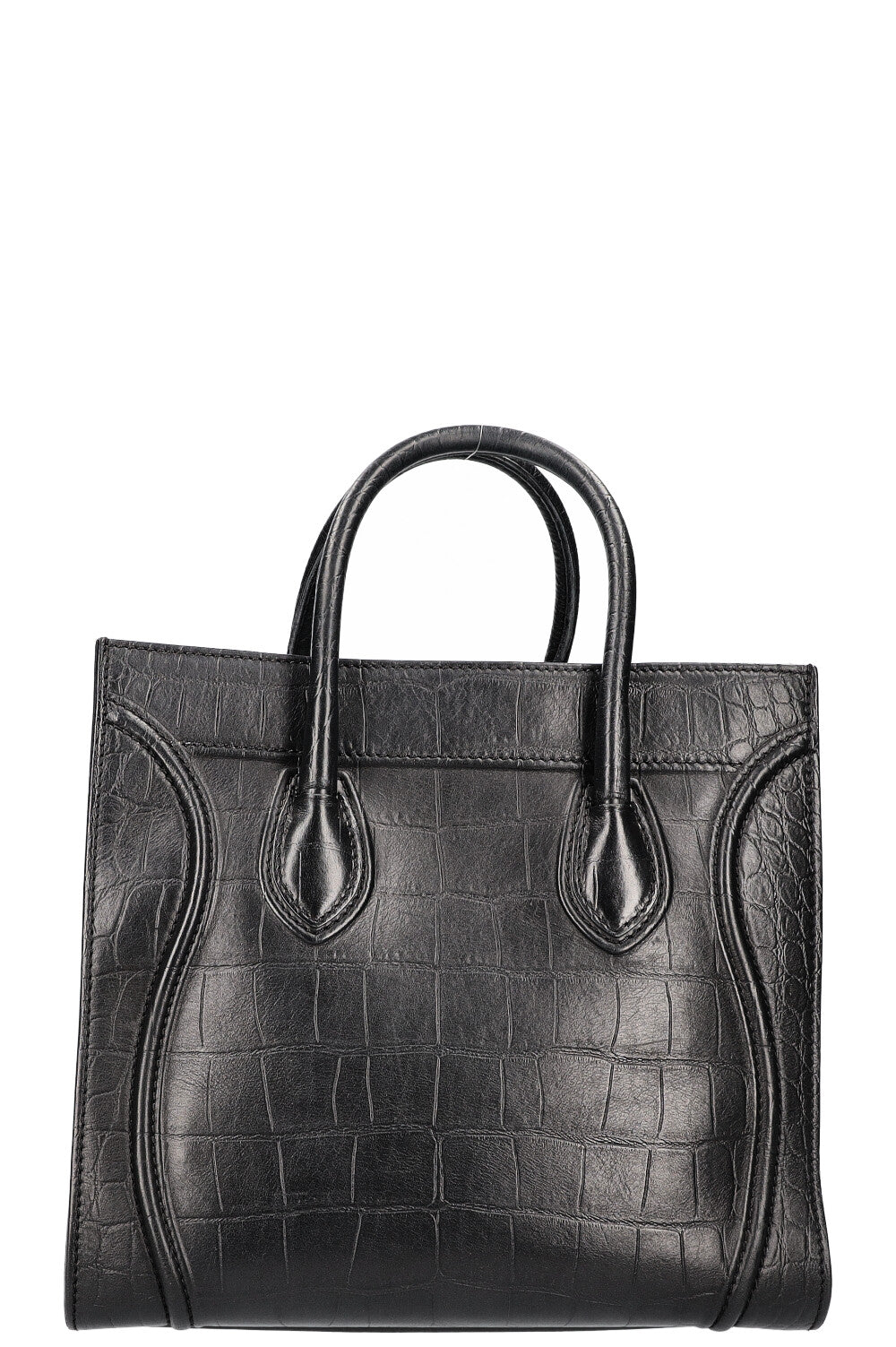 CÉLINE Phantom Luggage Croc Embossed