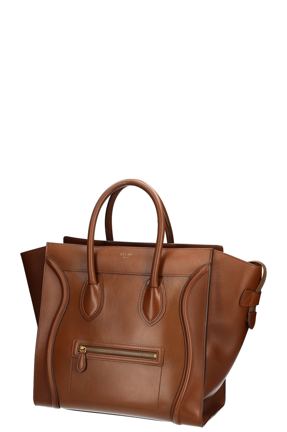 CÉLINE Luggage Bag Medium Cognac