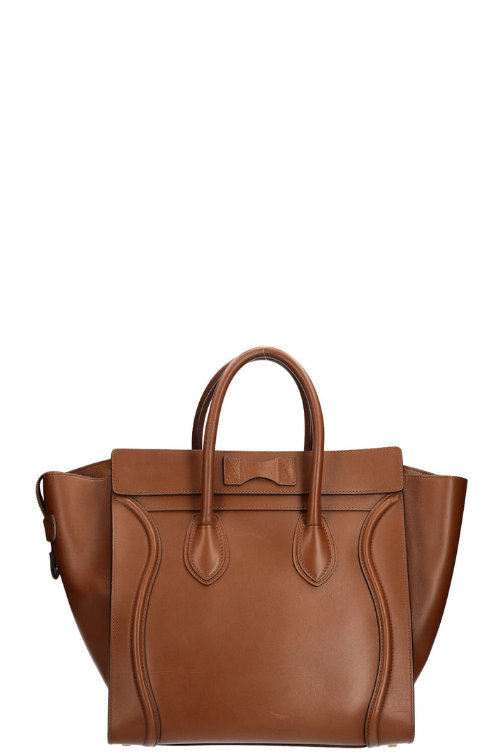 CÉLINE Luggage Bag Medium Cognac