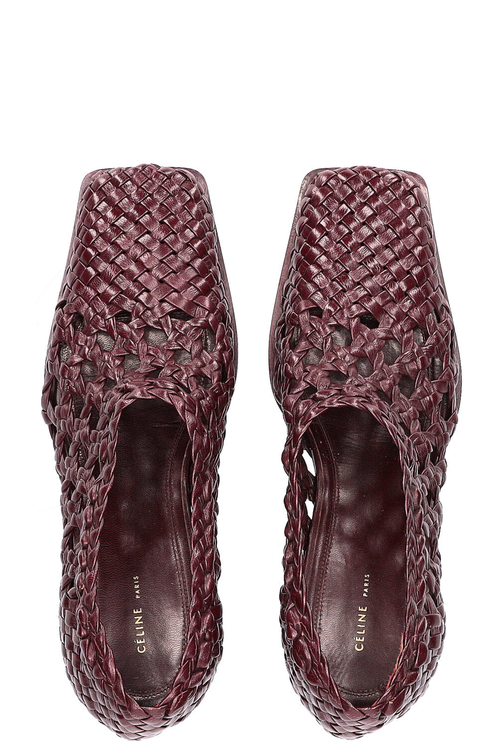 CÉLINE Heels Bordeaux