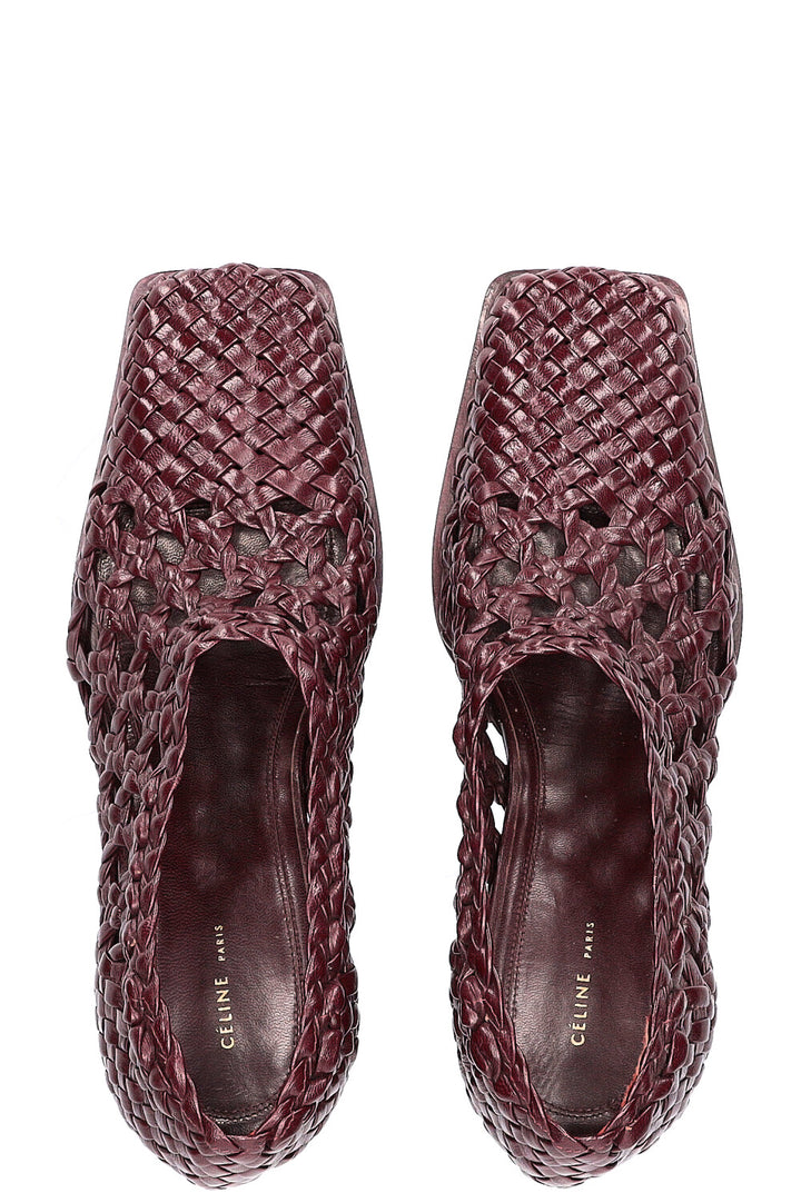 CÉLINE Heels Bordeaux