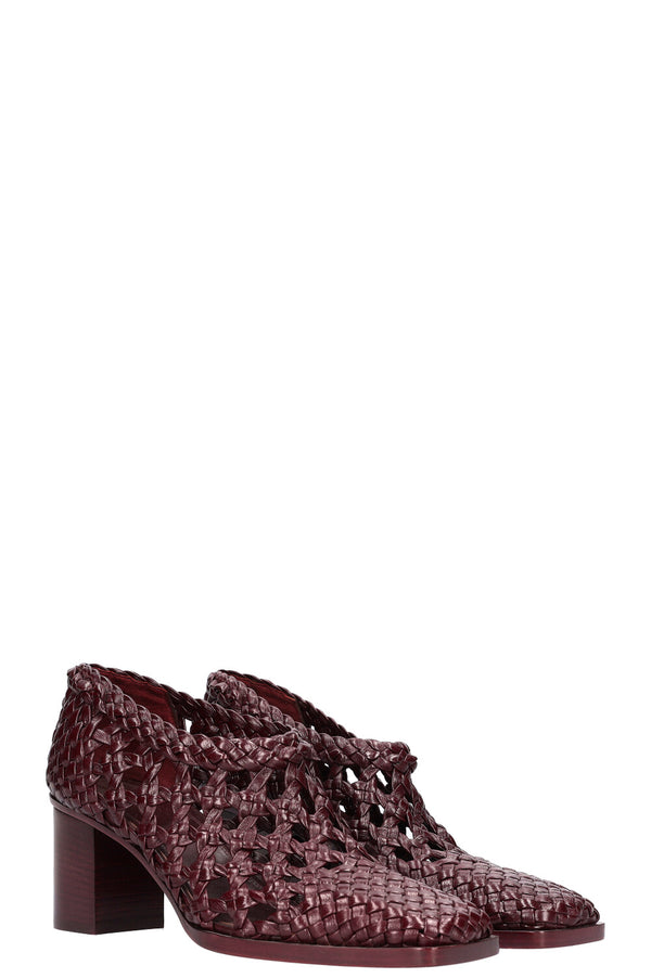 CÉLINE heels Bordeaux