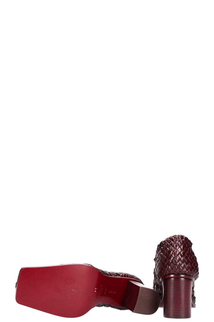 CÉLINE Heels Bordeaux