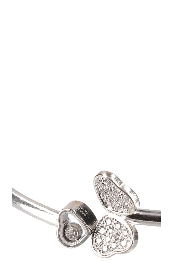 CHOPARD Happy Hearts Wings Bracelet White Gold
