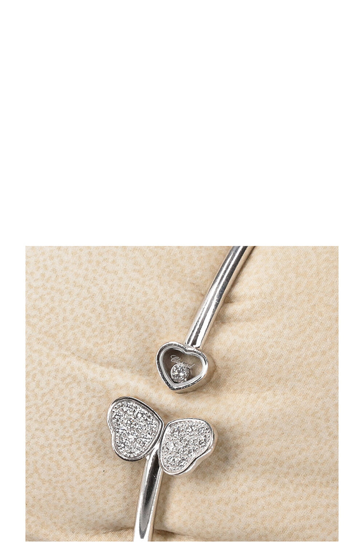 CHOPARD Happy Hearts Wings Bracelet White Gold