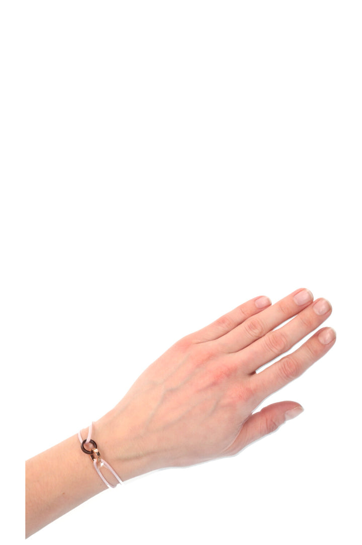 CARTIER Bracelet Love Cord Or Rose Céramique