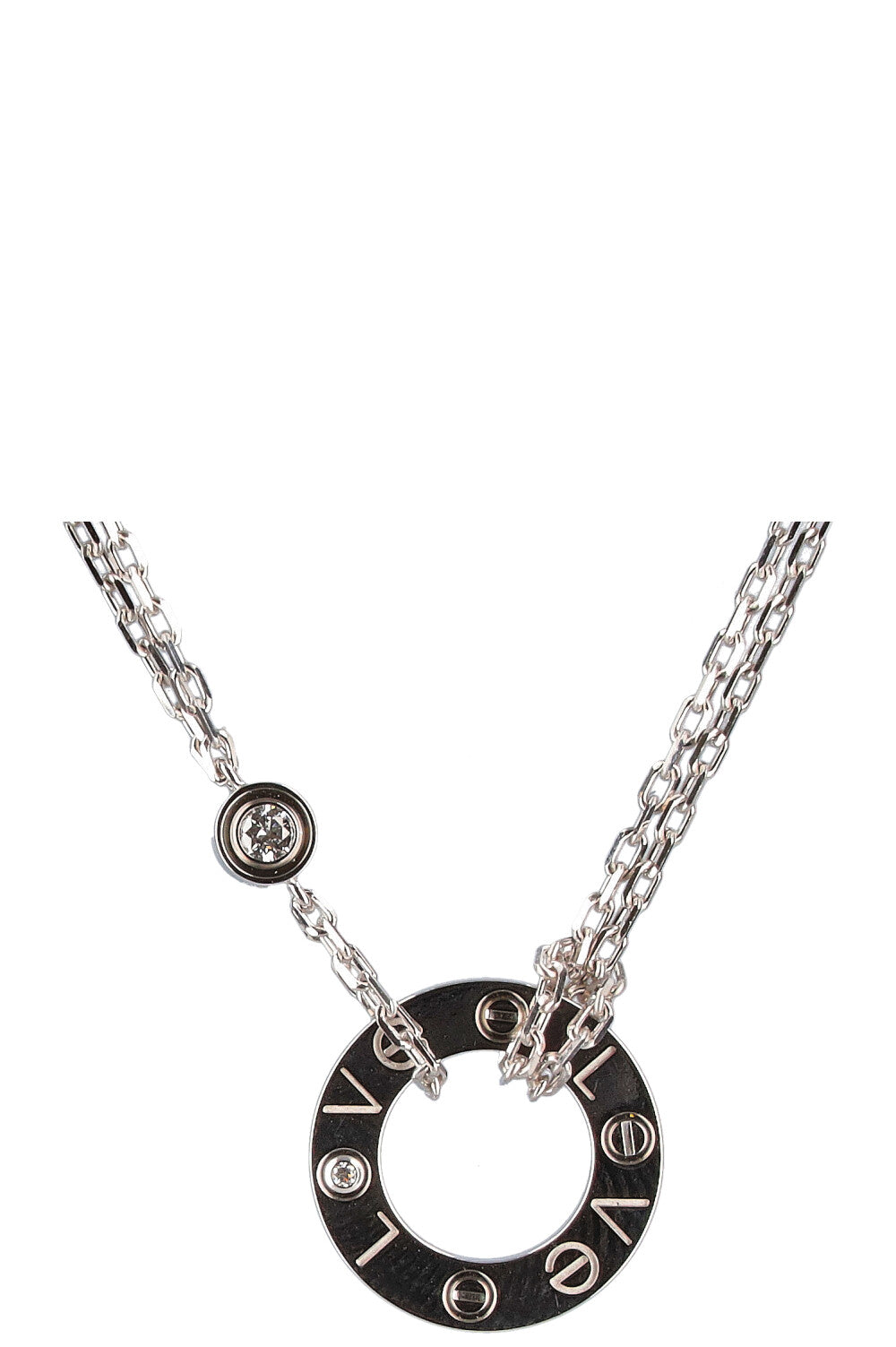 CARTIER Love Necklace Whitegold REAWAKE