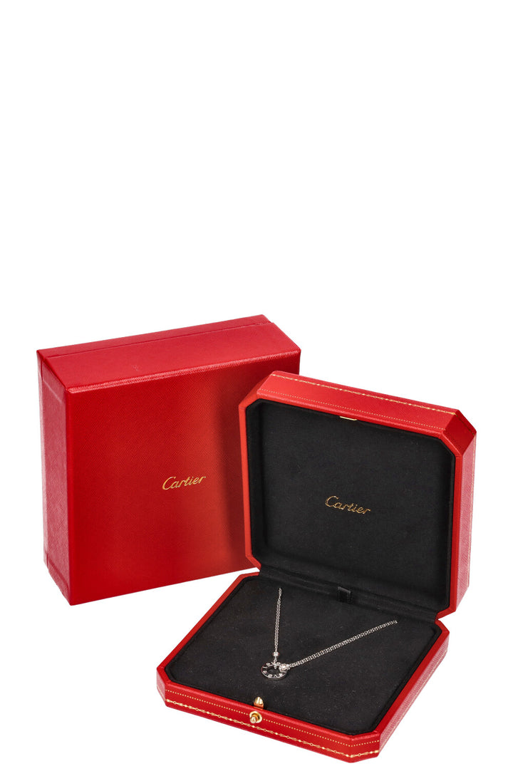 CARTIER Collier Love or blanc
