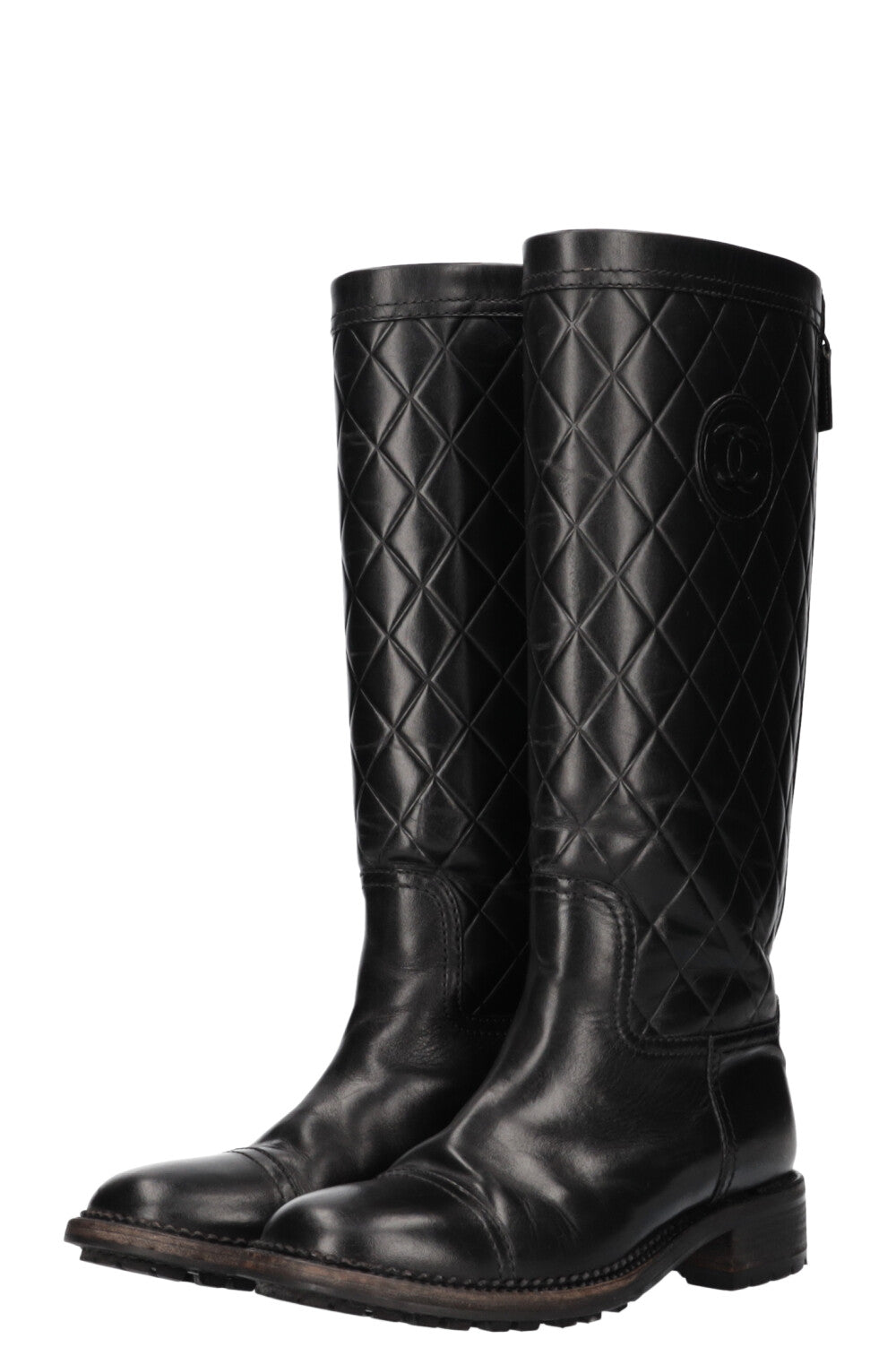 CHANEL Quilted Boots