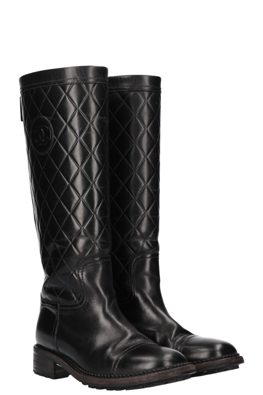 CHANEL Quilted Boots