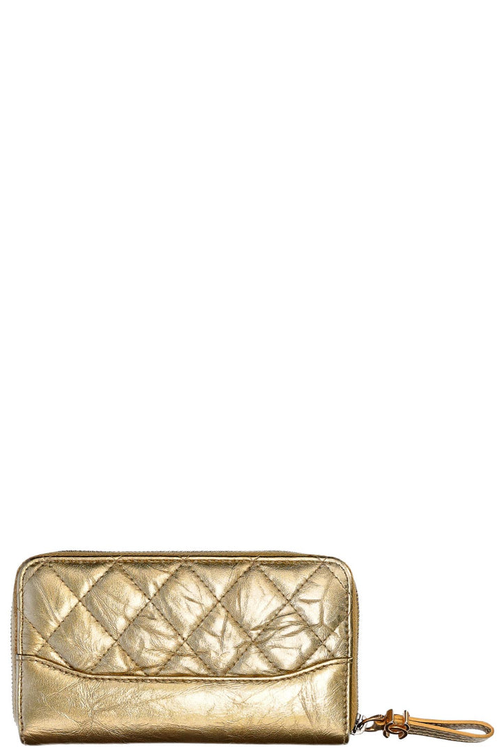 CHANEL Gabrielle Wallet Gold