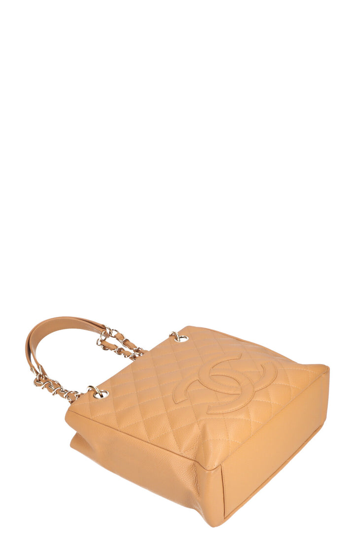 CHANEL PST Bag Caviar Beige