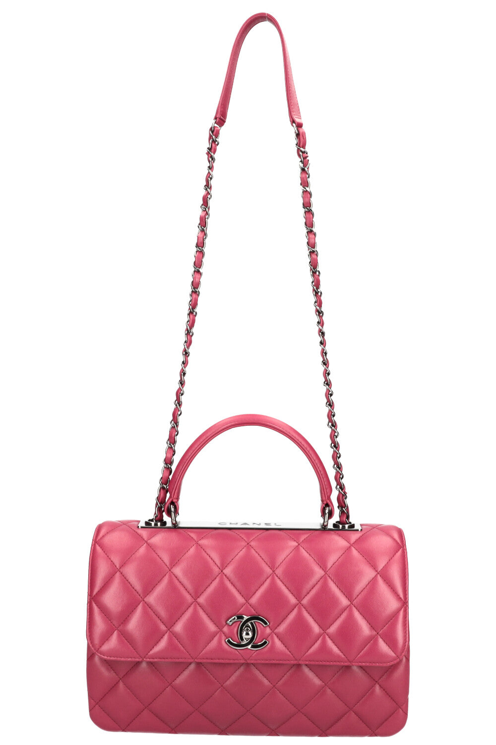 CHANEL Trendy Bag Fuschia