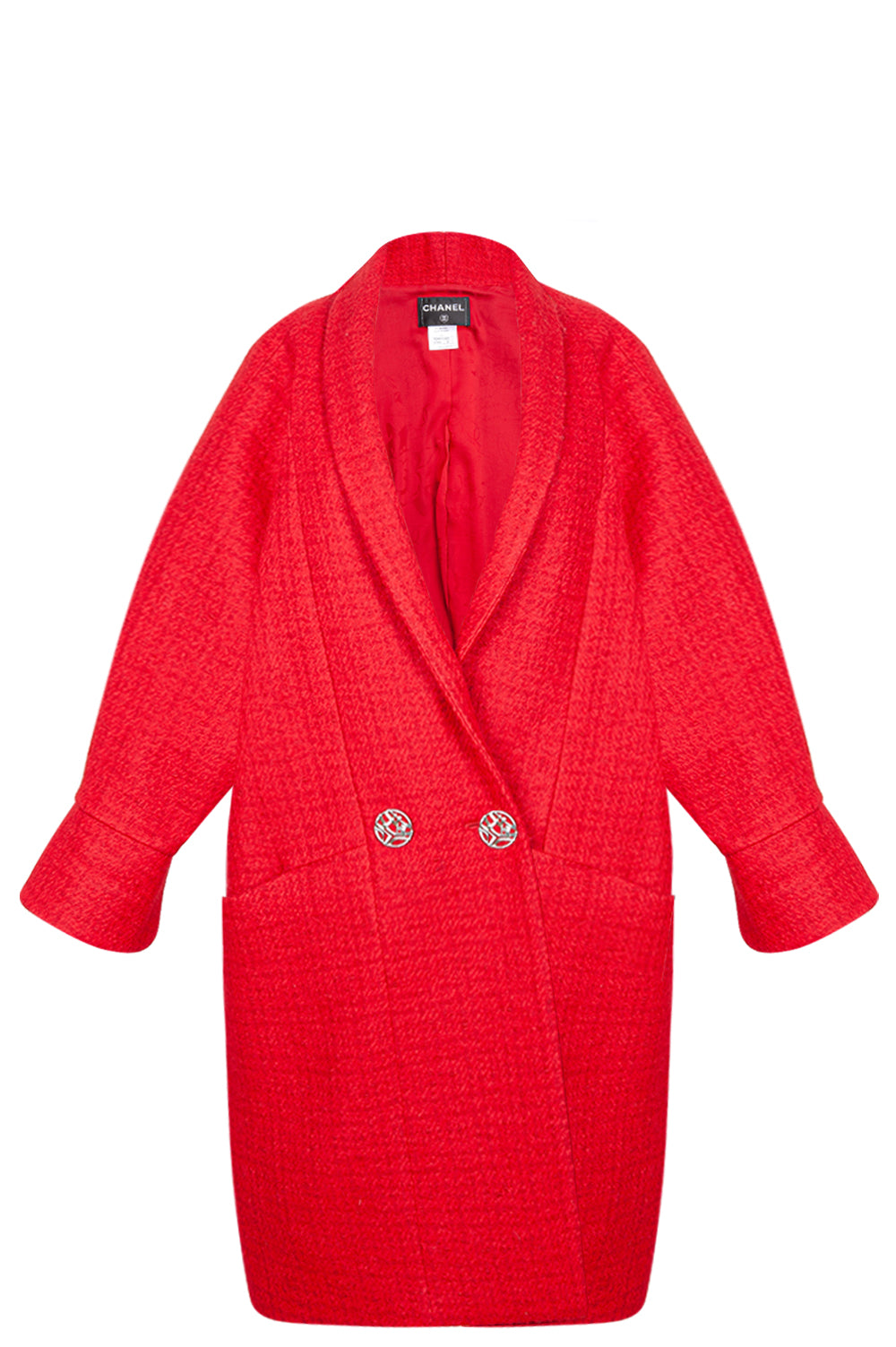 Chanel Tweed Coat Red Pre Fall 2009 