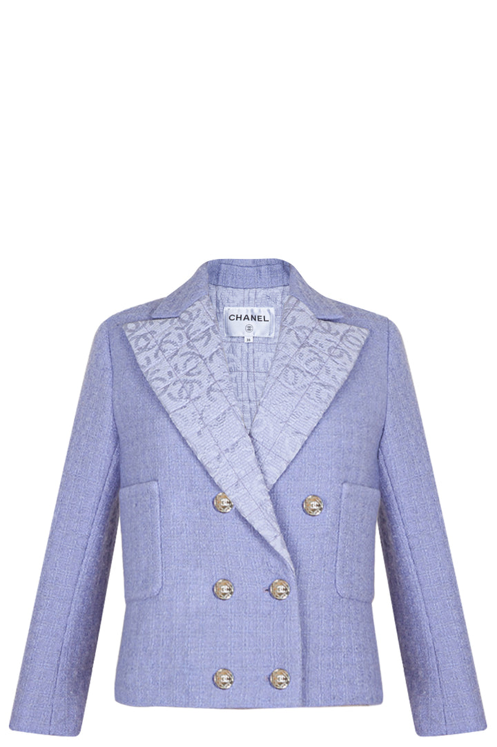 CHANEL Tweed Jacket FW21 Lavender