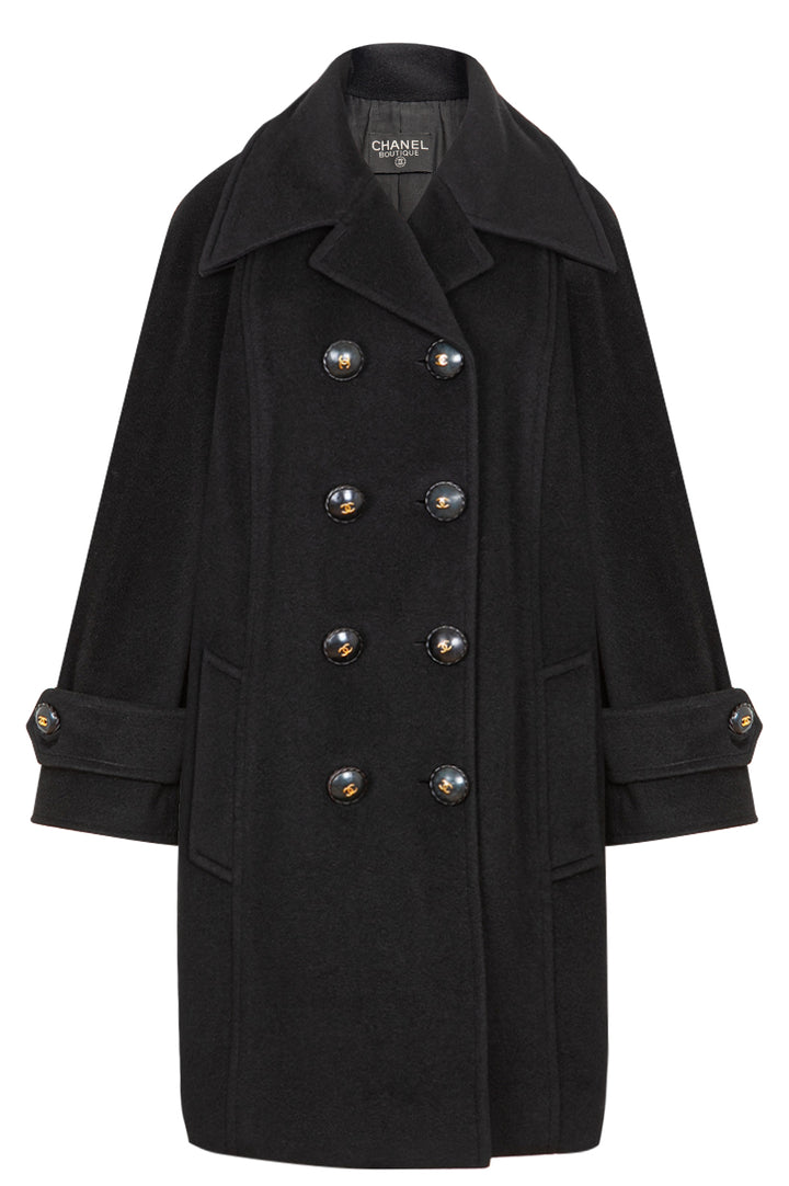 Chanel Coat Black 