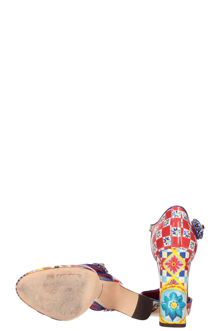 DOLCE&amp;GABBANA Heels Patent Print