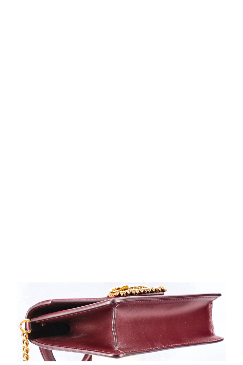 DOLCE&GABBANA Small Devotion Bag Bordeaux