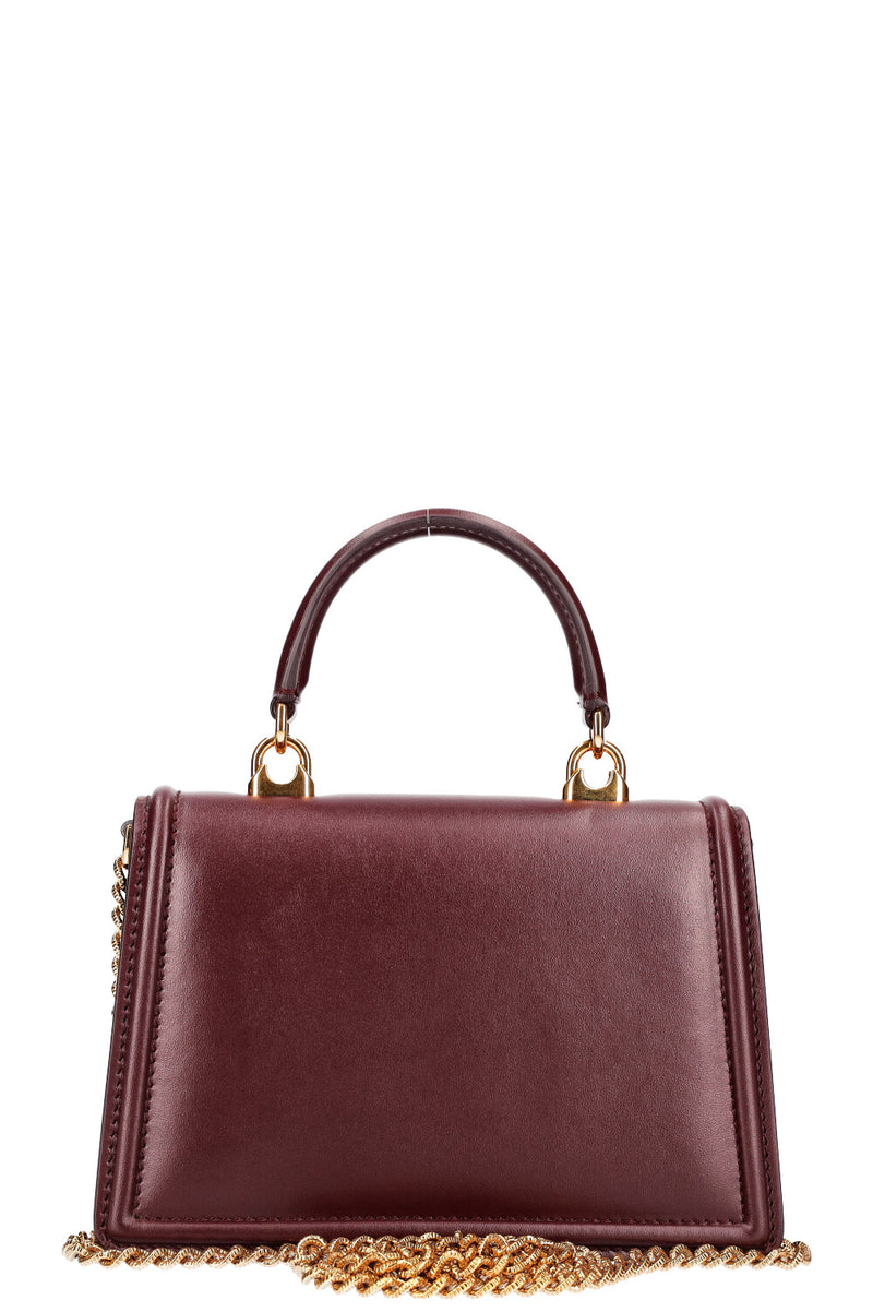 DOLCE&GABBANA Small Devotion Bag Bordeaux