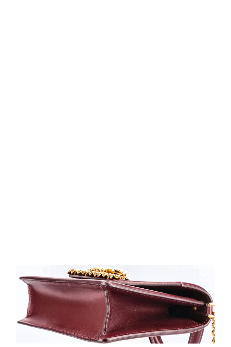 DOLCE&GABBANA Small Devotion Bag Bordeaux