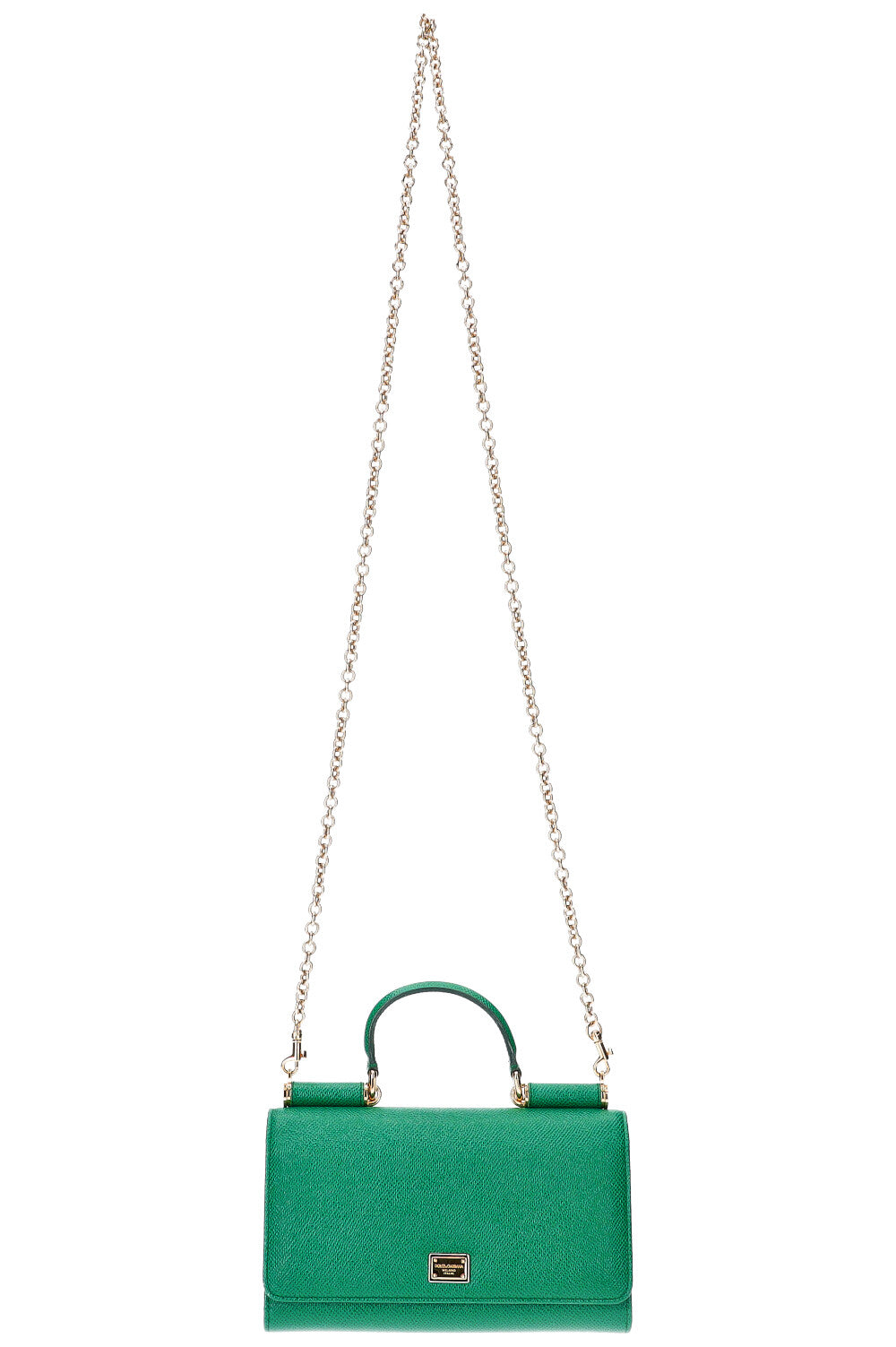 DOLCE&GABBANA Miss Sicily Wallet on Chain Green
