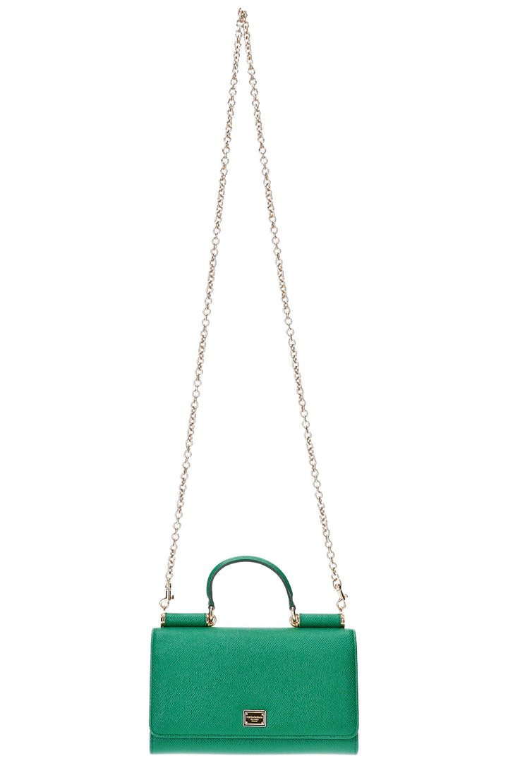 DOLCE&GABBANA Miss Sicily Wallet on Chain Green