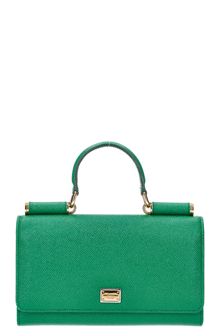 DOLCE&GABBANA Miss Sicily Wallet on Chain Green